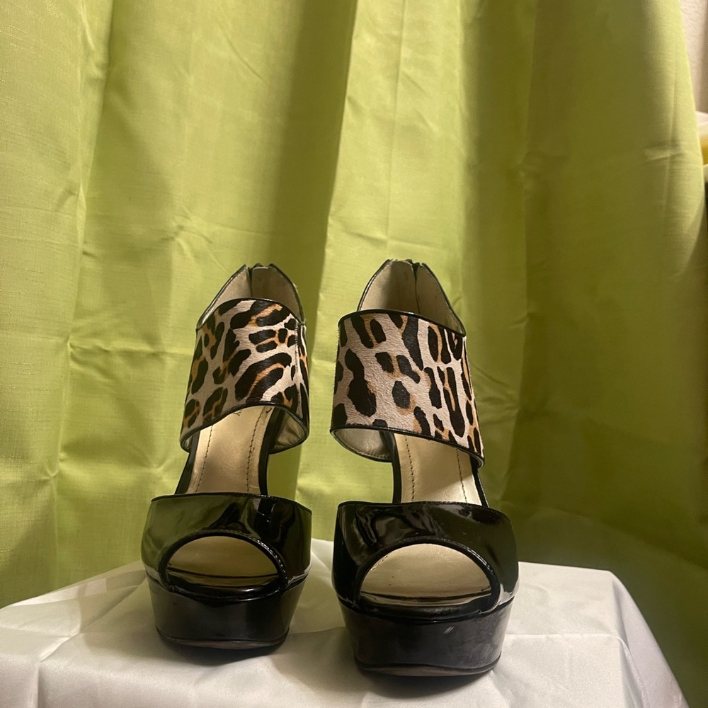 Patent leather heels